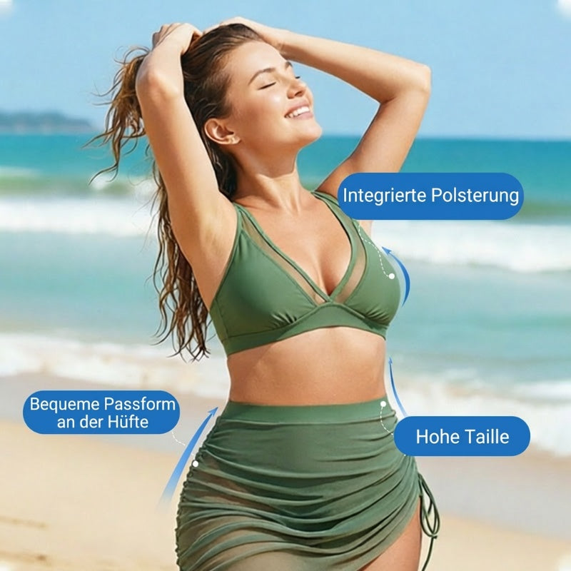 🌞 Sommer-Neustart: 50 % Rabatt! 🏖️Hoher Bund, Mesh-Akzente & Formende Wirkung für den perfekten Sommer-Look 🌊☀️