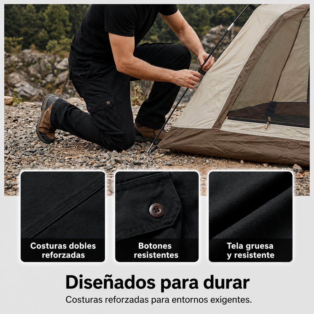 Pantalones cargo tácticos para hombre