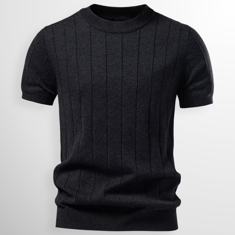 Camiseta de lujo de punto elástico