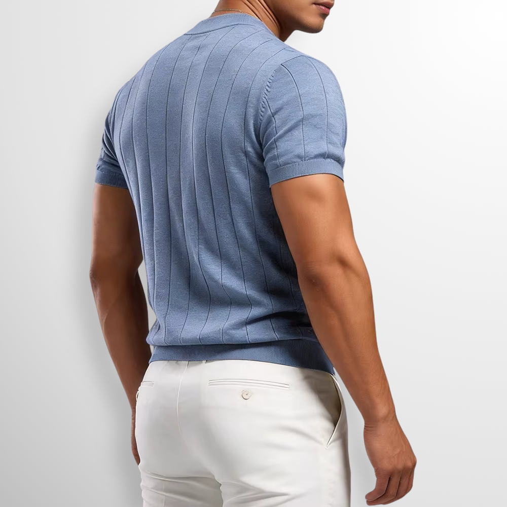Camiseta de lujo de punto elástico