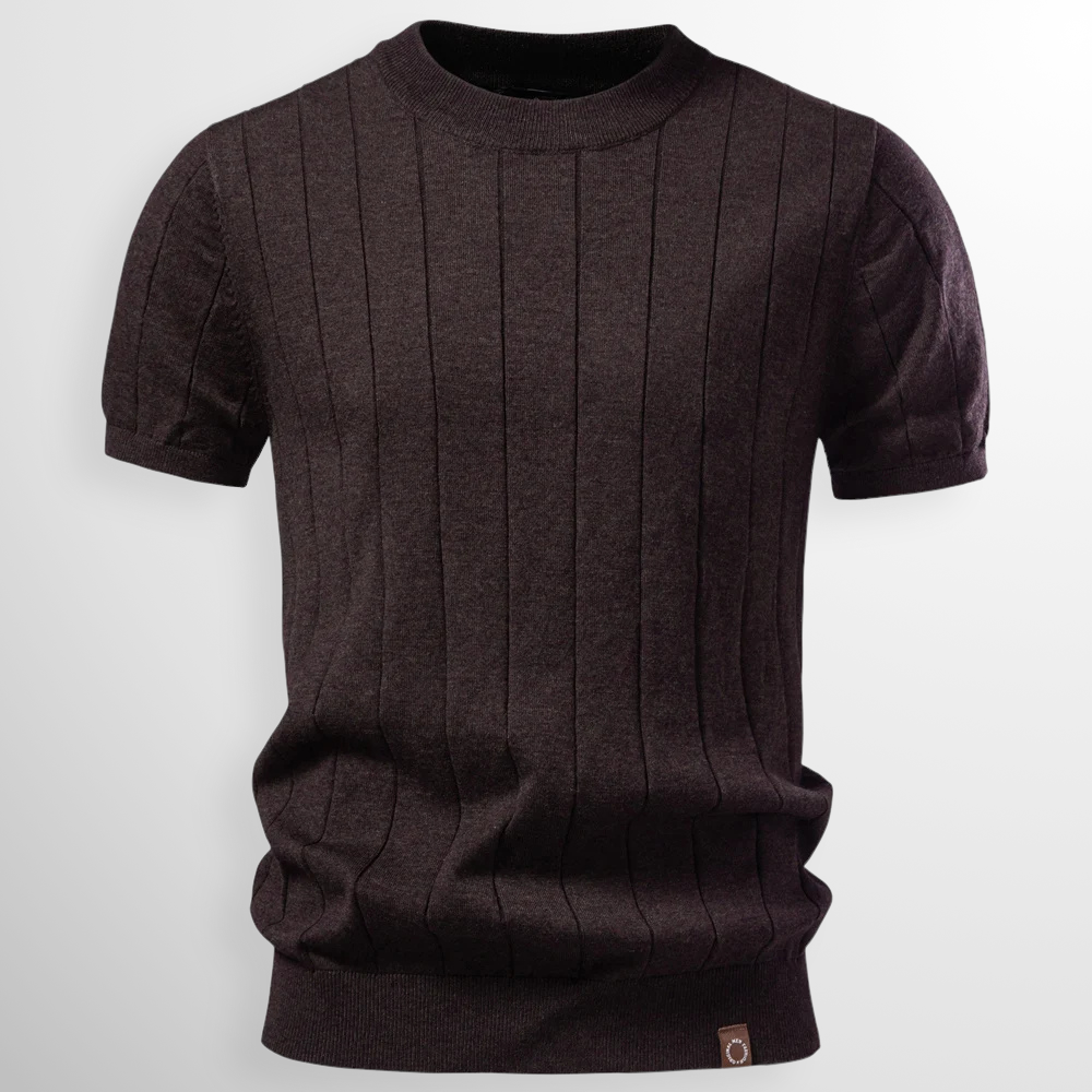 Camiseta de lujo de punto elástico
