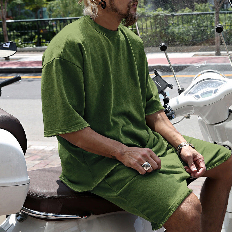 Conjunto deportivo sin mangas para hombre
