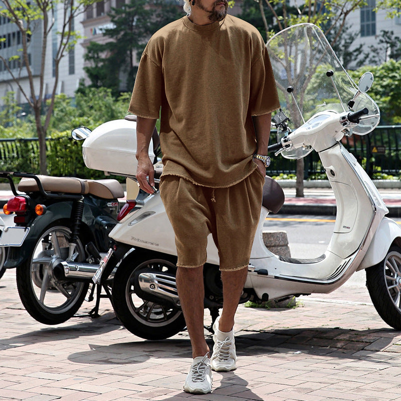 Conjunto deportivo sin mangas para hombre