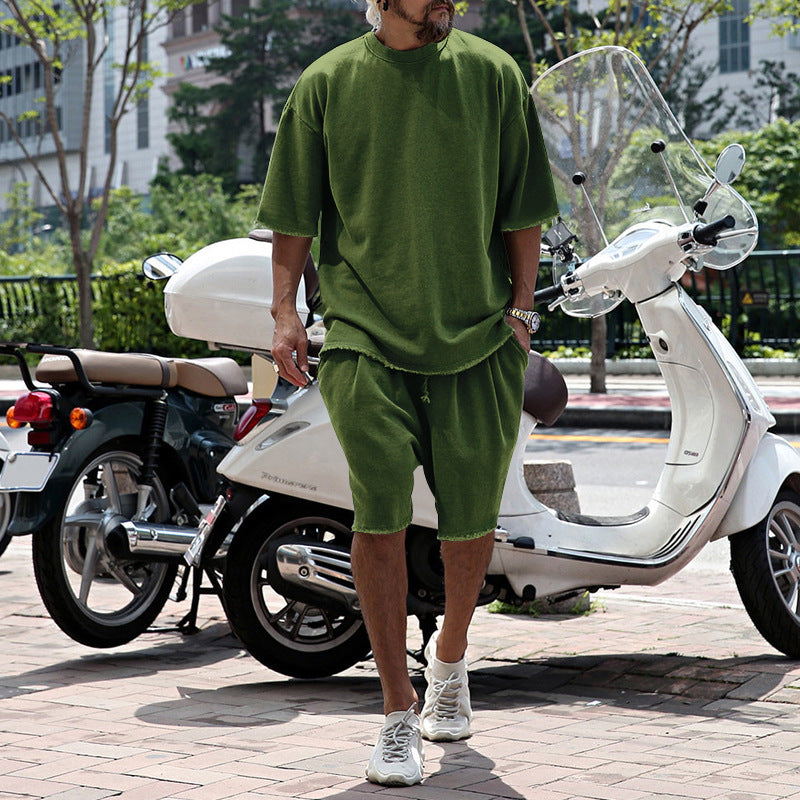 Conjunto deportivo sin mangas para hombre
